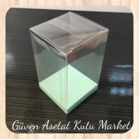 6x6x10 Altı Su Yeşili İç Yükseltici Karton Üstü Otomatik Kutu