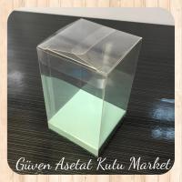 6x6x10 Altı Su Yeşili İç Yükseltici Karton Üstü Otomatik Kutu