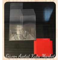 6x6x12 Altı Kırmızı İç Yükseltici Karton Üstü Otomatik Kutu