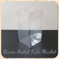 6x6x12 Ölçülü Asetat Kutu