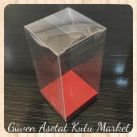 6x6x14 Altı Bordo İç Yükseltici Karton Üstü Otomatik Kutu