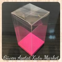 6x6x14 Altı Fuşya İç Yükseltici Karton Üstü Otomatik Kutu