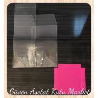 6x6x14 Altı Fuşya İç Yükseltici Karton Üstü Otomatik Kutu