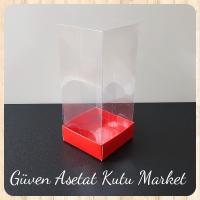 6x6x14 Kırmızı Karton Kutu