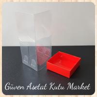 6x6x14 Kırmızı Karton Kutu
