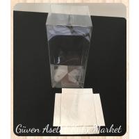 6x6x15.5 Gümüş İç Yükselticili Otomatik Asetat Kutu