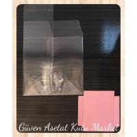 6x6x15.5 Altı Pembe İç Yükseltici Karton Üstü Otomatik Kutu
