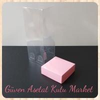 6x6x15.5 Pembe Karton Kutu