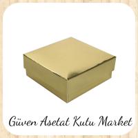 6x6x2.5 Gold Komple Karton Kutu