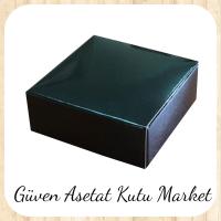 6x6x2.5 Siyah Komple Karton Kutu