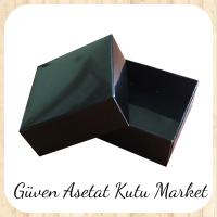 6x6x2.5 Siyah Komple Karton Kutu