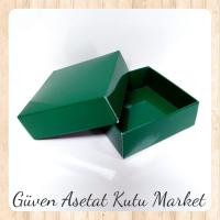 6x6x2.5 Yeşil Komple Karton Kutu
