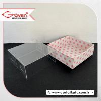 6x6x2.5 Pembe Puantiyeli Kutu [İçten Kapanan]