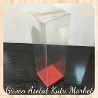 6x6x21 Altı Bordo İç Yükseltici Karton Üstü Otomatik Kutu