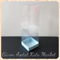 6x6x21 Mavi Karton Kutu