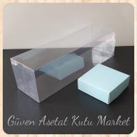 6x6x21 Mavi Karton Kutu