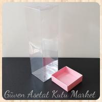 6x6x21 Pembe Karton Kutu