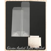 6x6x25 Gümüş İç Yükselticili Otomatik Asetat Kutu