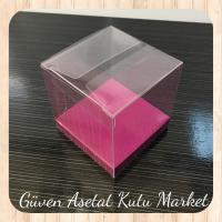 6x6x6 Altı Mor İç Yükseltici Karton Üstü Otomatik Kutu