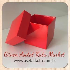 6x6x6 Kırmızı Komple Karton Kutu