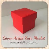 6x6x6 Kırmızı Komple Karton Kutu