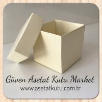 6x6x6 Krem Komple Karton Kutu