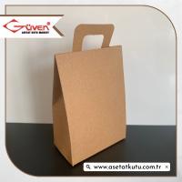 7.5x10.5x4.5 Kraft Pencereli Çerez Kutusu