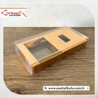 7x13x2 Gold İçli Asetat Kutu