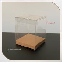 7x7x10 Kraft İç Yükselticili Otomatik Asetat Kutu
