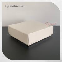 7x7x2.2 Beyaz Komple Karton Kutu