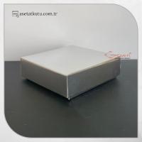 7x7x2.2 Gümüş Komple Karton Kutu
