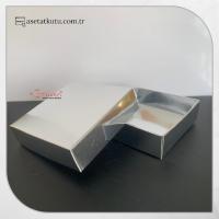 7x7x2.2 Gümüş Komple Karton Kutu
