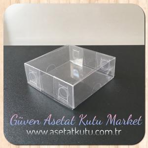 7x7x2.5 Ölçülü Asetat Kutu