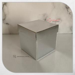 7x7x7 Gümüş Komple Karton Kutu