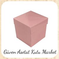7x7x7 Pembe Komple Karton Kutu