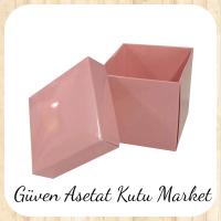 7x7x7 Pembe Komple Karton Kutu