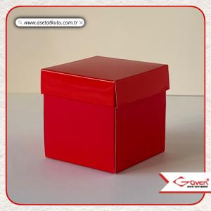 7x7x7 Kırmızı Komple Karton Kutu
