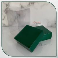 8x8x12 Asetat, Çift Taraflı Yeşil Karton Kutu
