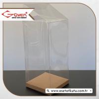 8x8x16 Kraft İç Yükselticili Otomatik Asetat Kutu