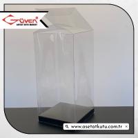 8x8x16 Siyah İç Yükselticili Otomatik Asetat Kutu