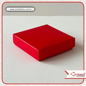 8x8x2 Mat Selefonlu Kırmızı Komple Karton