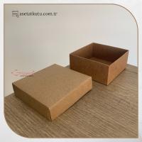 8x8x3.5 Kraft Komple Karton Kutu