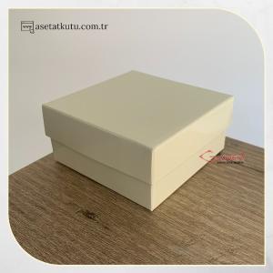 8x8x3.5 Krem Komple Karton Kutu