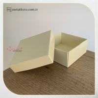 8x8x3.5 Krem Komple Karton Kutu
