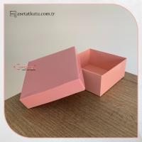 8x8x3.5 Pembe Komple Karton Kutu