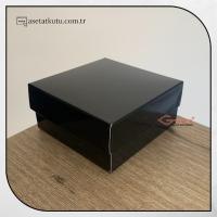 8x8x3.5 Siyah Komple Karton Kutu