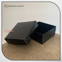 8x8x3.5 Siyah Komple Karton Kutu