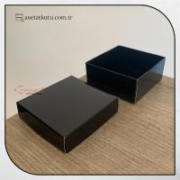 8x8x3.5 Siyah Komple Karton Kutu