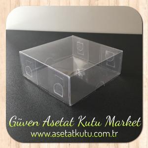 8x8x3 Ölçülü Asetat Kutu