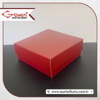 8x8x3 Bordo Komple Karton Kutu